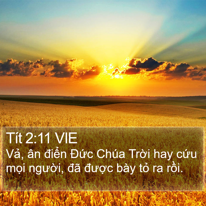 Tít 2:11 VIE Bible Study