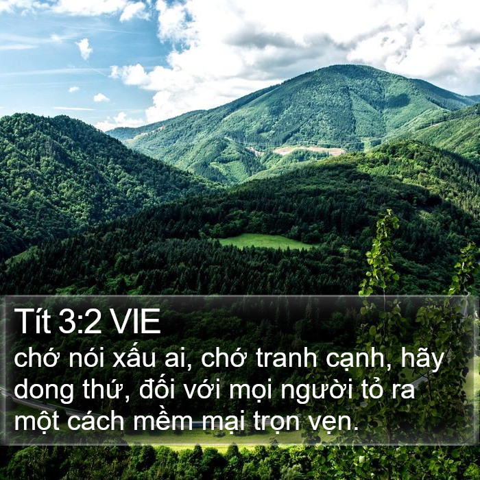 Tít 3:2 VIE Bible Study