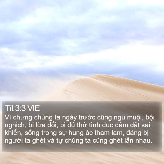 Tít 3:3 VIE Bible Study