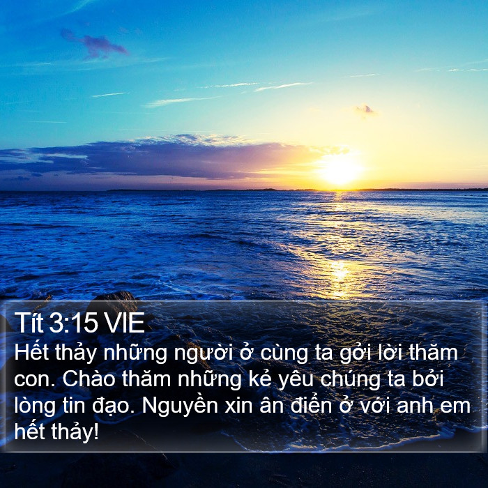 Tít 3:15 VIE Bible Study