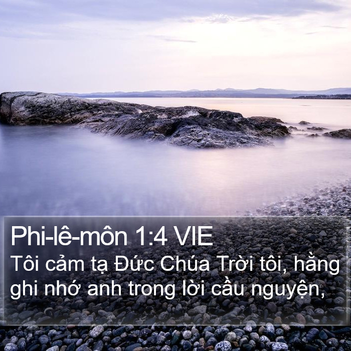 Phi-lê-môn 1:4 VIE Bible Study