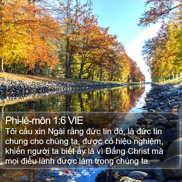 Phi-lê-môn 1:6 VIE Bible Study