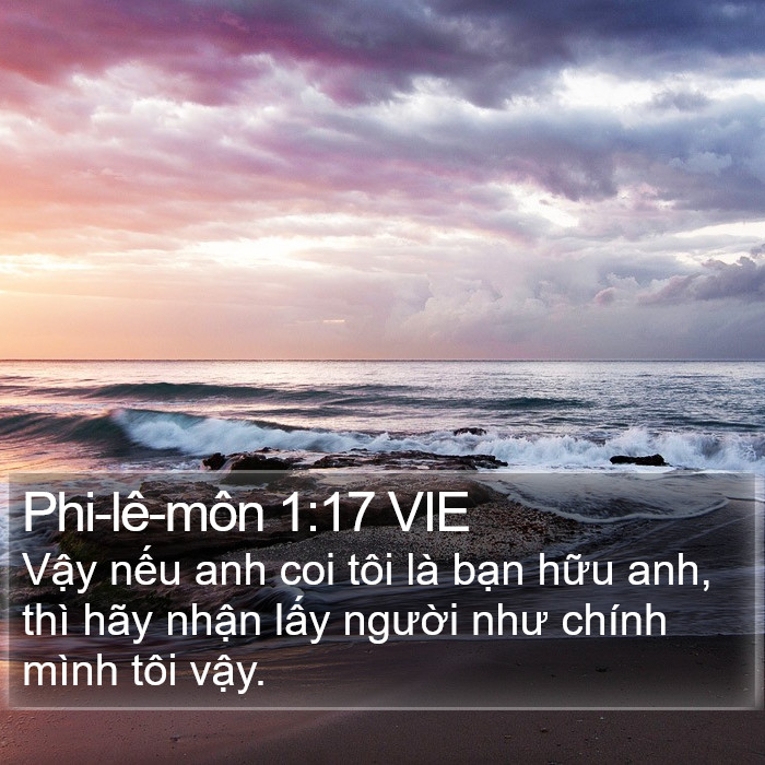 Phi-lê-môn 1:17 VIE Bible Study