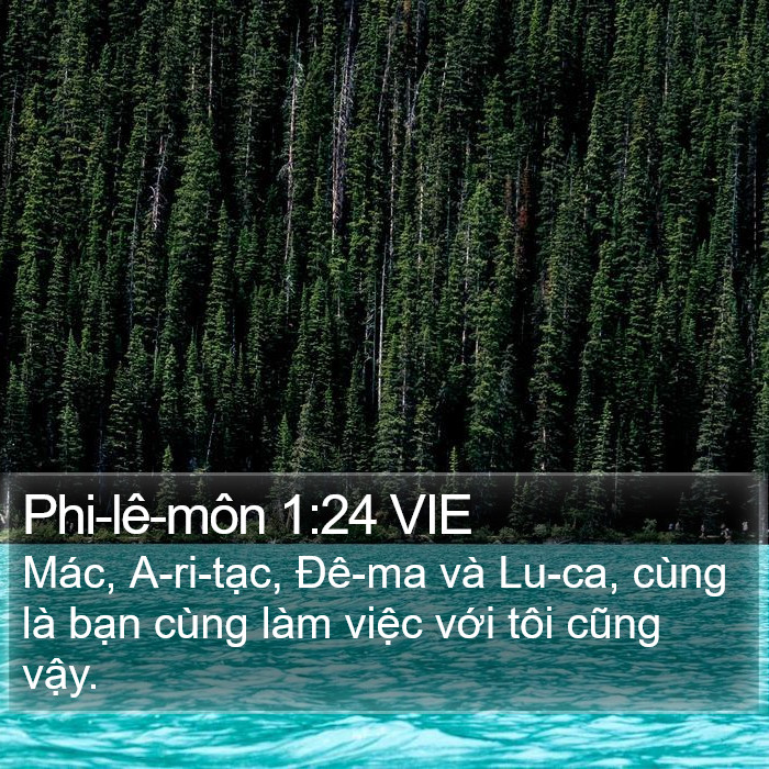 Phi-lê-môn 1:24 VIE Bible Study