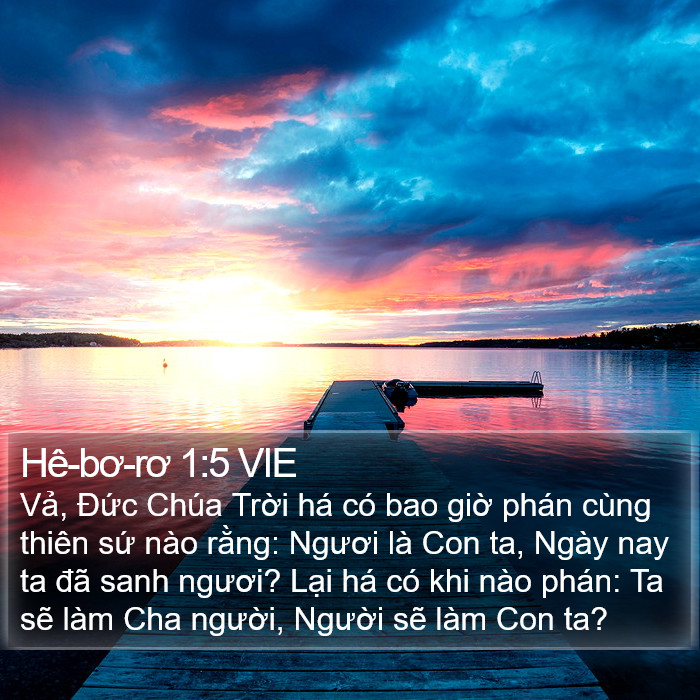 Hê-bơ-rơ 1:5 VIE Bible Study