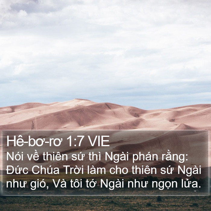 Hê-bơ-rơ 1:7 VIE Bible Study