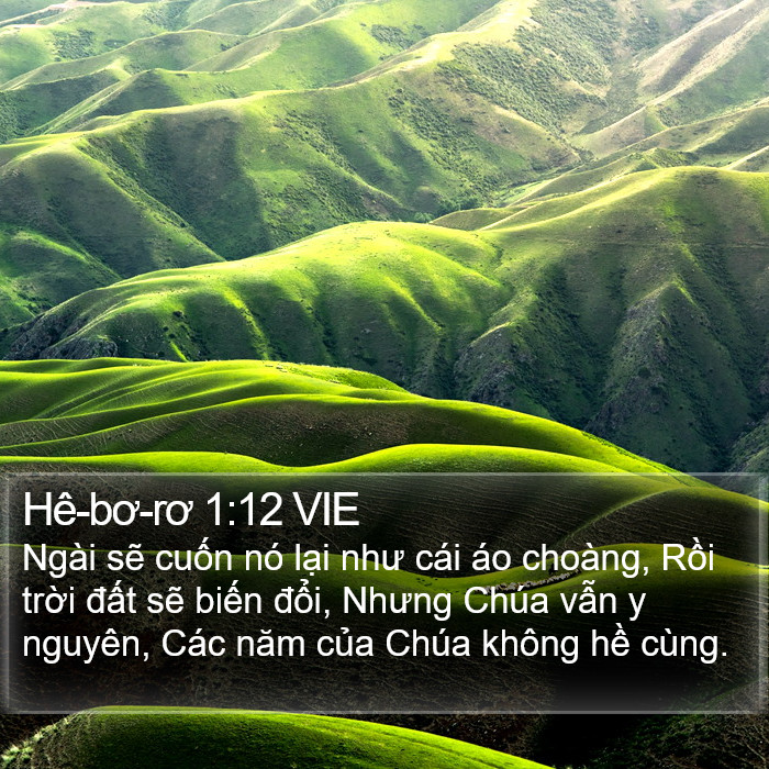 Hê-bơ-rơ 1:12 VIE Bible Study