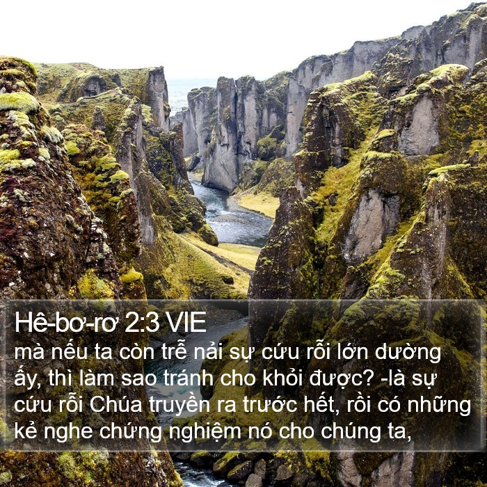 Hê-bơ-rơ 2:3 VIE Bible Study