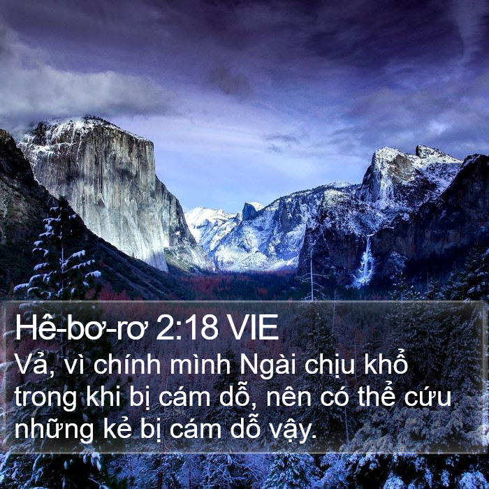 Hê-bơ-rơ 2:18 VIE Bible Study