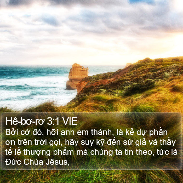 Hê-bơ-rơ 3:1 VIE Bible Study