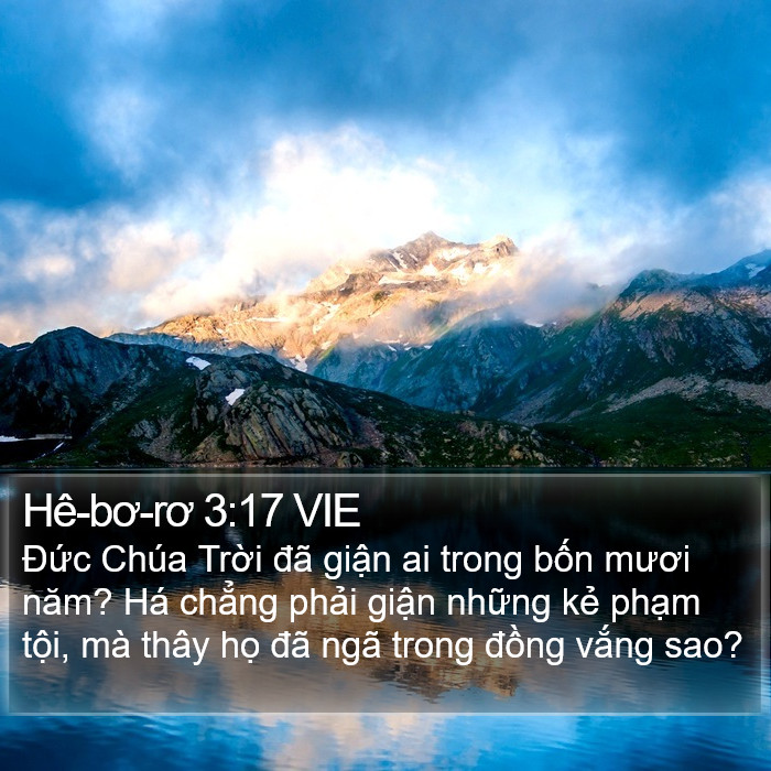 Hê-bơ-rơ 3:17 VIE Bible Study