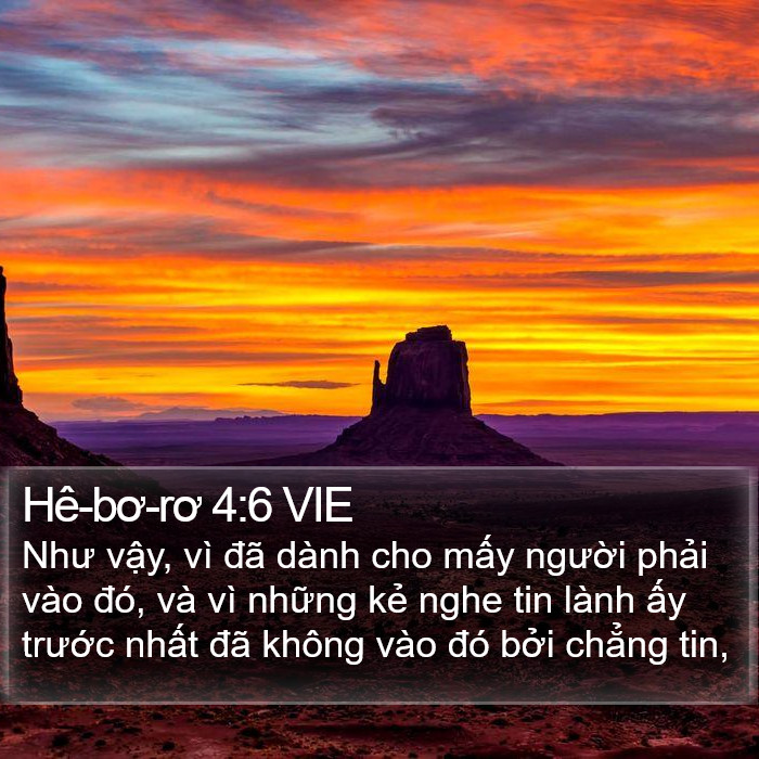 Hê-bơ-rơ 4:6 VIE Bible Study
