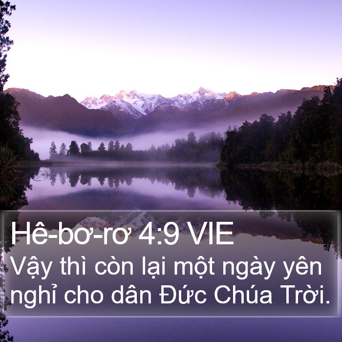 Hê-bơ-rơ 4:9 VIE Bible Study