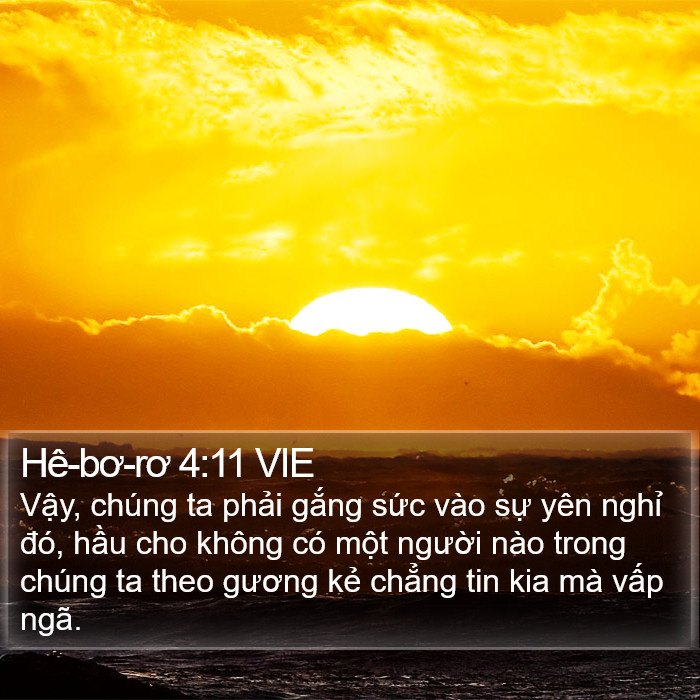 Hê-bơ-rơ 4:11 VIE Bible Study
