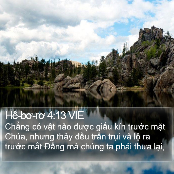 Hê-bơ-rơ 4:13 VIE Bible Study