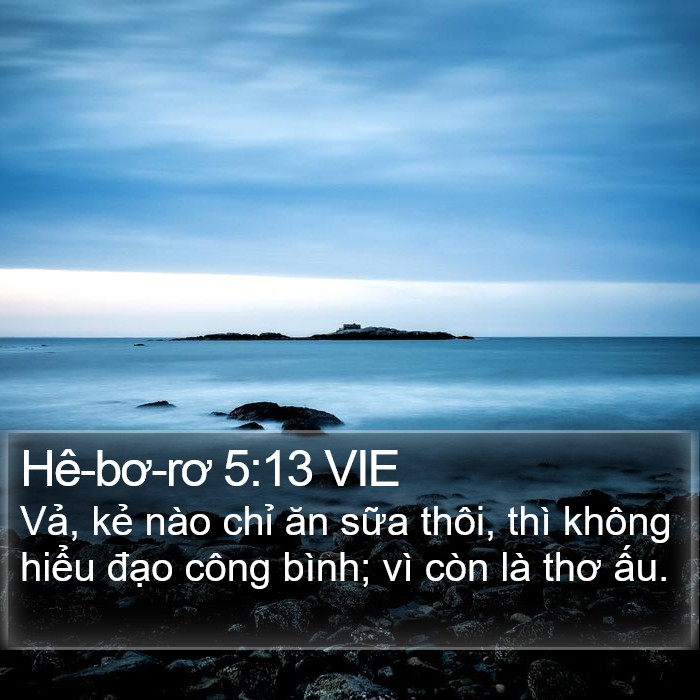 Hê-bơ-rơ 5:13 VIE Bible Study