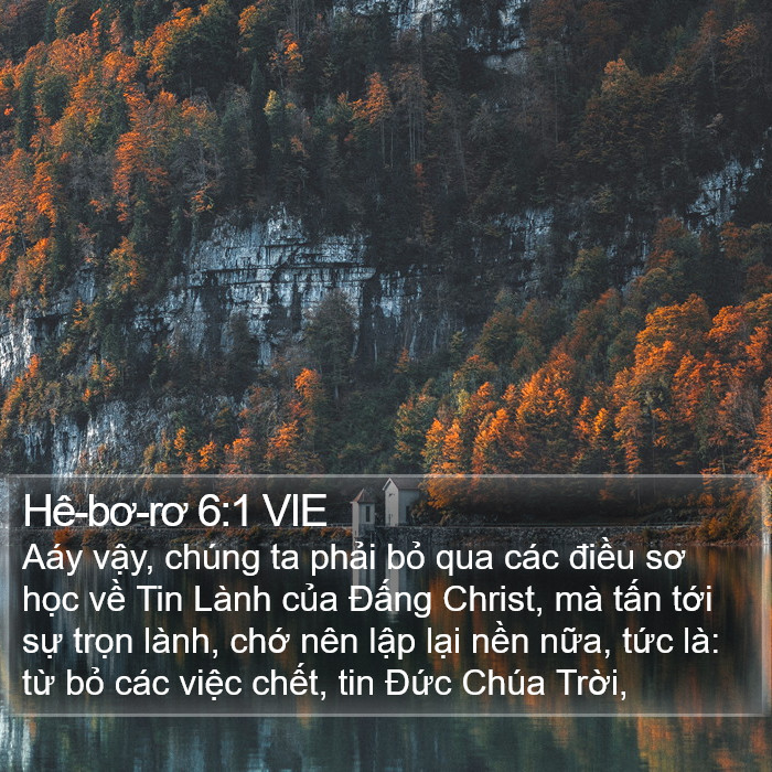 Hê-bơ-rơ 6:1 VIE Bible Study