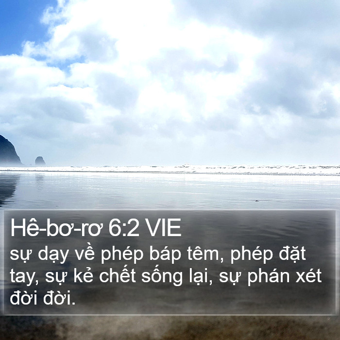 Hê-bơ-rơ 6:2 VIE Bible Study