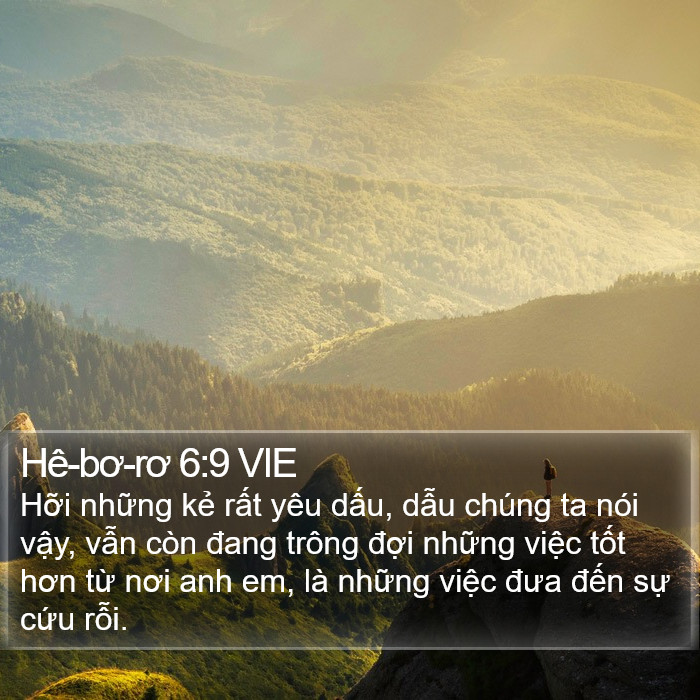 Hê-bơ-rơ 6:9 VIE Bible Study