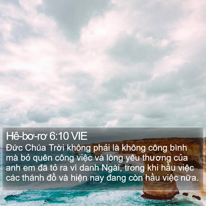 Hê-bơ-rơ 6:10 VIE Bible Study