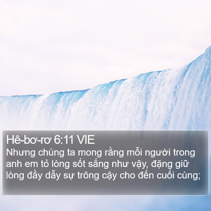 Hê-bơ-rơ 6:11 VIE Bible Study