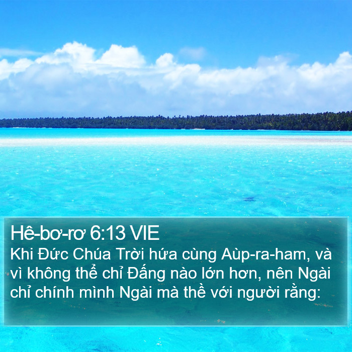 Hê-bơ-rơ 6:13 VIE Bible Study