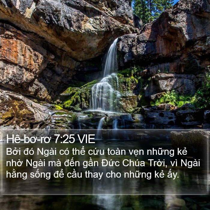 Hê-bơ-rơ 7:25 VIE Bible Study