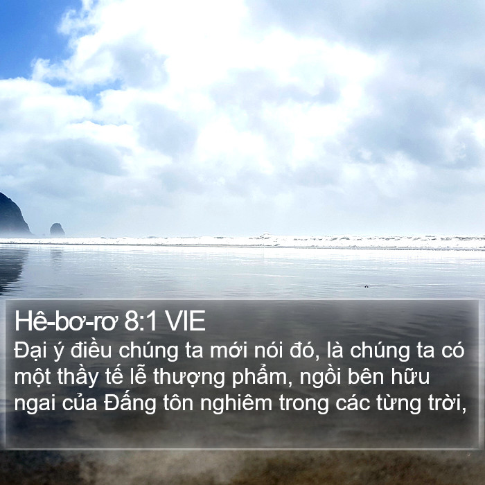 Hê-bơ-rơ 8:1 VIE Bible Study