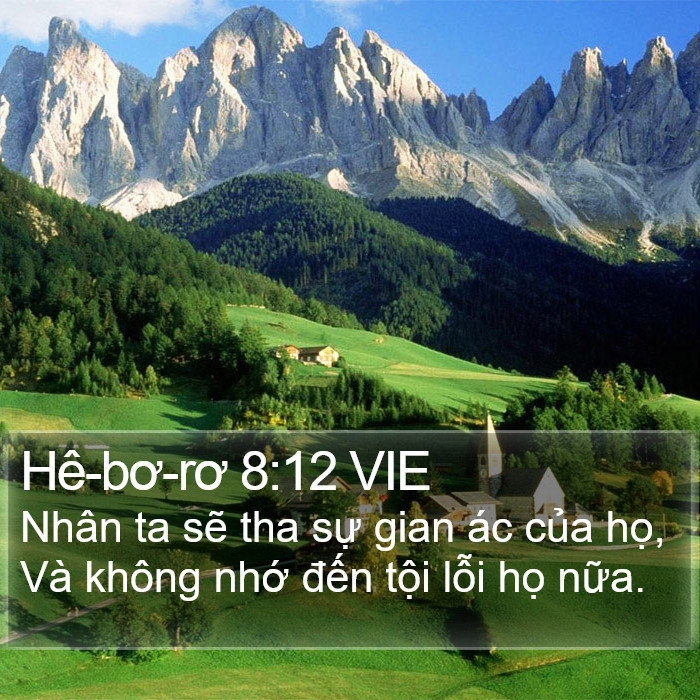 Hê-bơ-rơ 8:12 VIE Bible Study