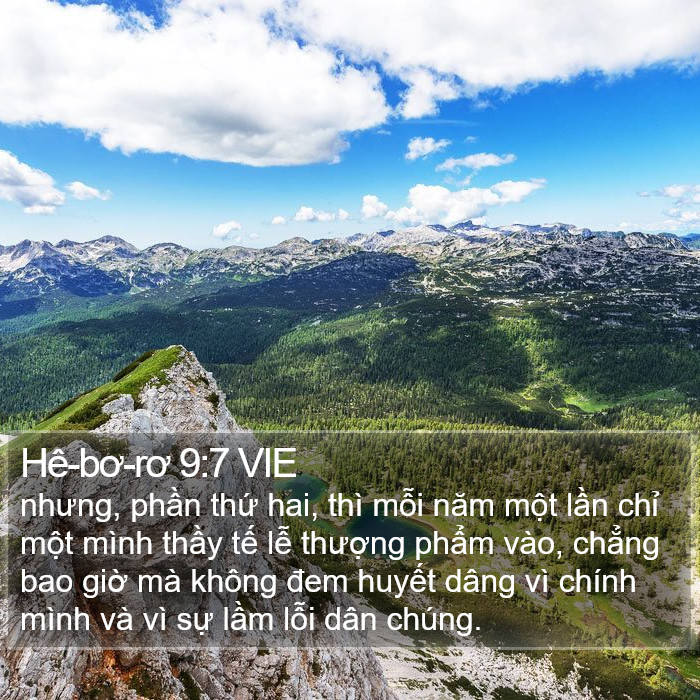 Hê-bơ-rơ 9:7 VIE Bible Study