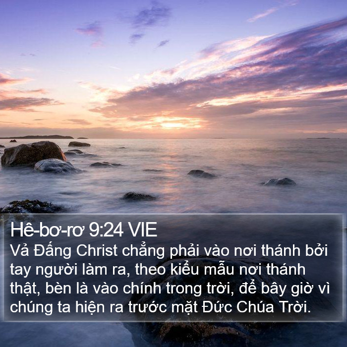 Hê-bơ-rơ 9:24 VIE Bible Study