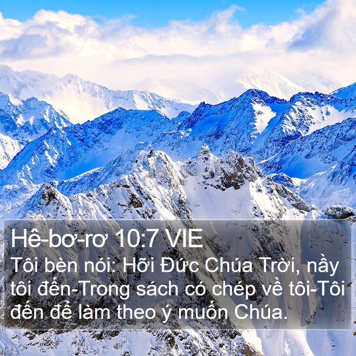 Hê-bơ-rơ 10:7 VIE Bible Study