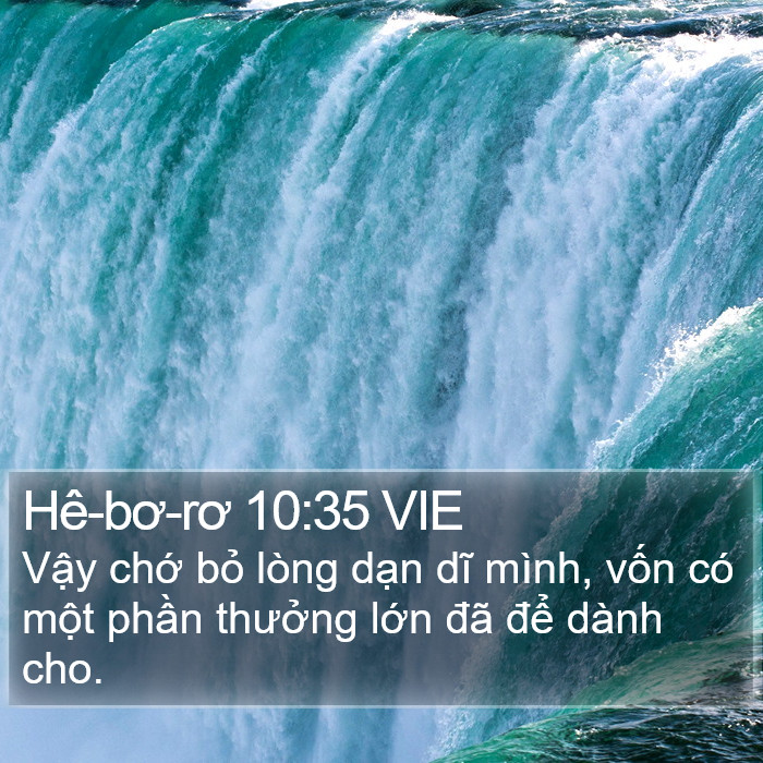 Hê-bơ-rơ 10:35 VIE Bible Study