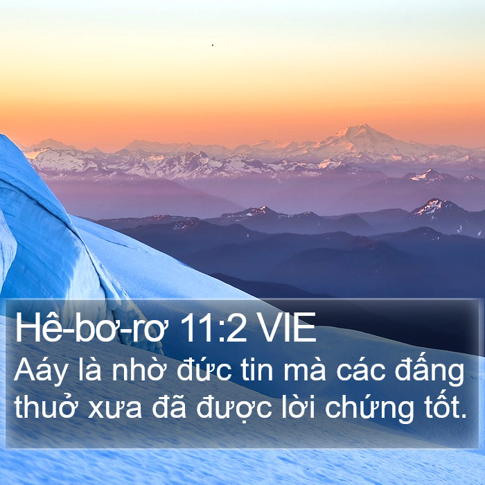 Hê-bơ-rơ 11:2 VIE Bible Study