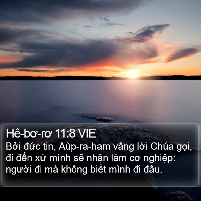 Hê-bơ-rơ 11:8 VIE Bible Study