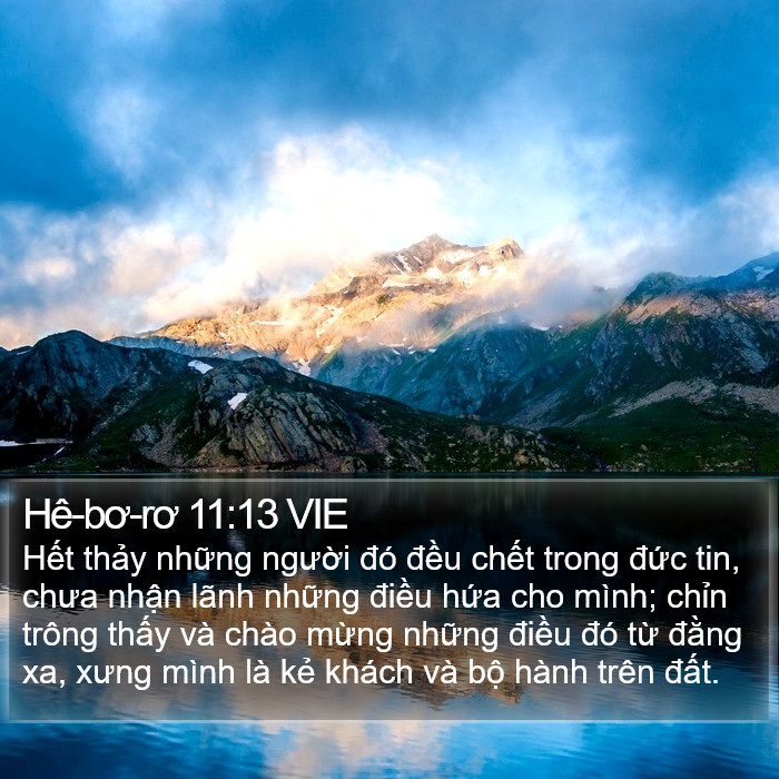 Hê-bơ-rơ 11:13 VIE Bible Study