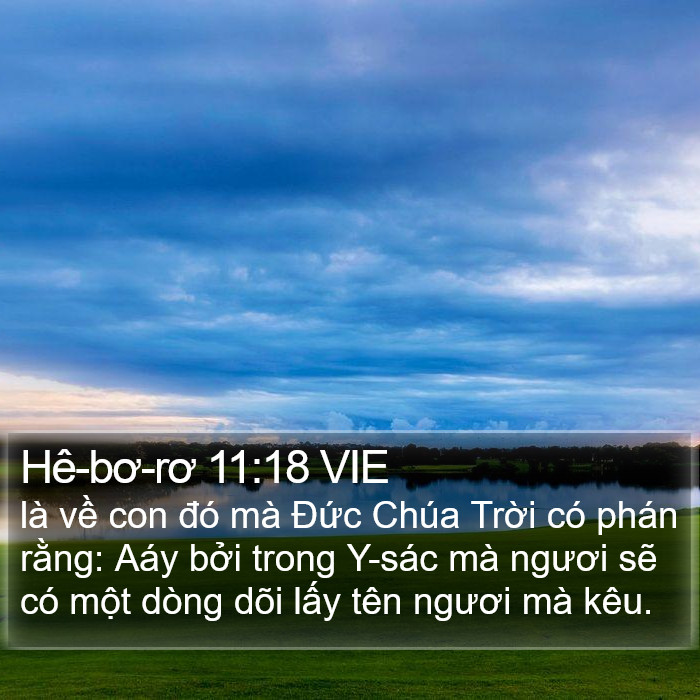 Hê-bơ-rơ 11:18 VIE Bible Study
