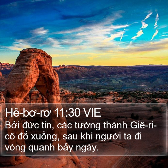 Hê-bơ-rơ 11:30 VIE Bible Study
