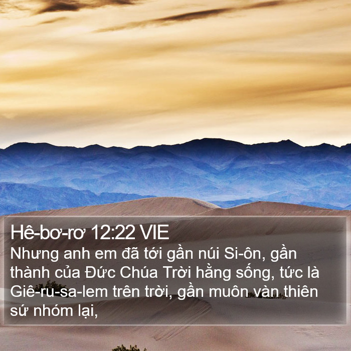 Hê-bơ-rơ 12:22 VIE Bible Study