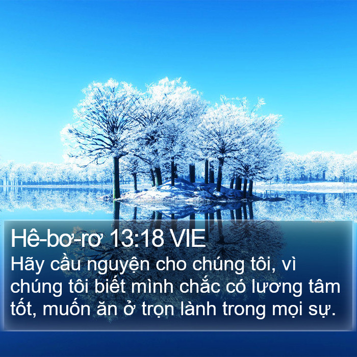 Hê-bơ-rơ 13:18 VIE Bible Study