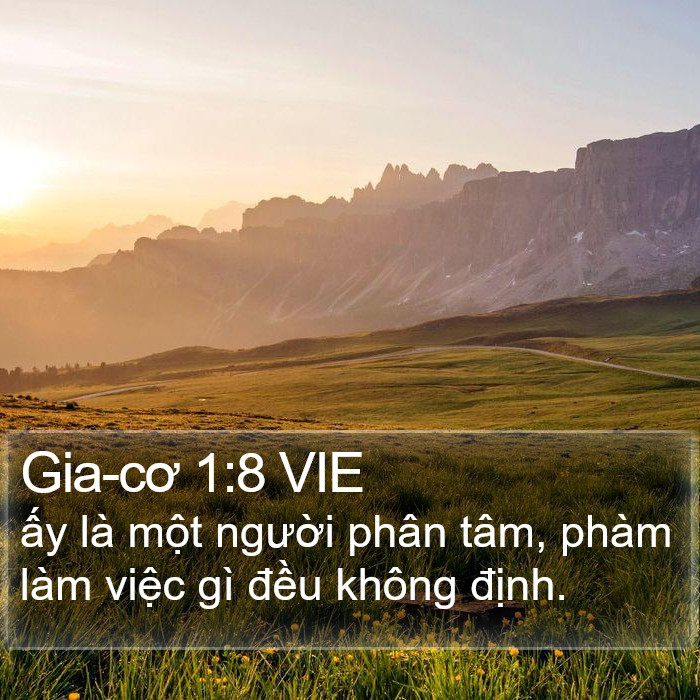 Gia-cơ 1:8 VIE Bible Study