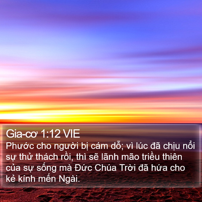 Gia-cơ 1:12 VIE Bible Study