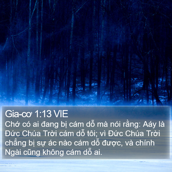 Gia-cơ 1:13 VIE Bible Study