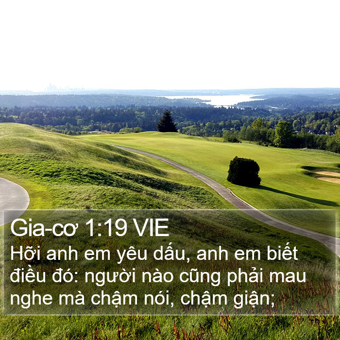 Gia-cơ 1:19 VIE Bible Study