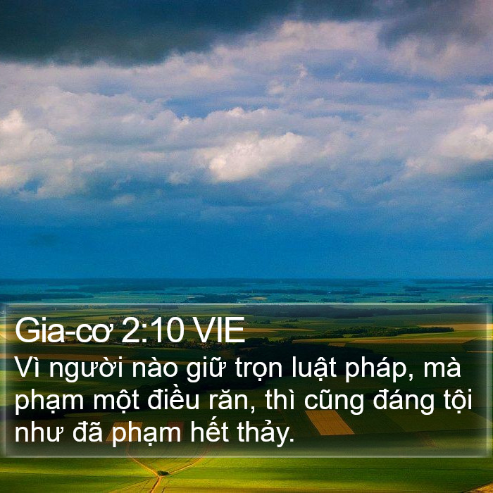 Gia-cơ 2:10 VIE Bible Study