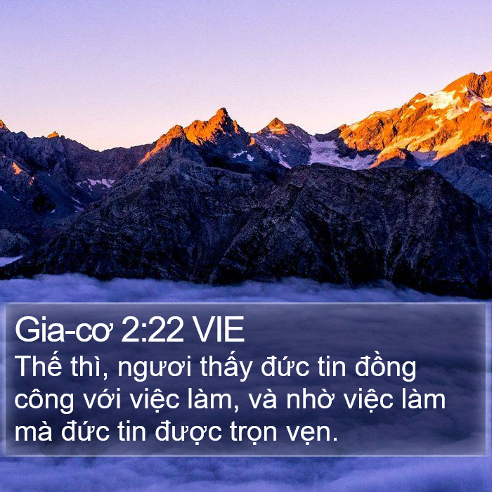 Gia-cơ 2:22 VIE Bible Study