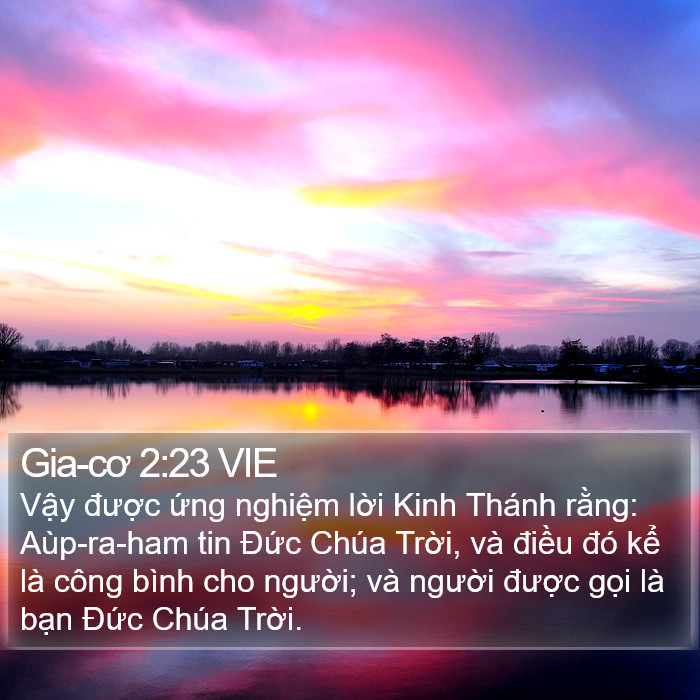 Gia-cơ 2:23 VIE Bible Study