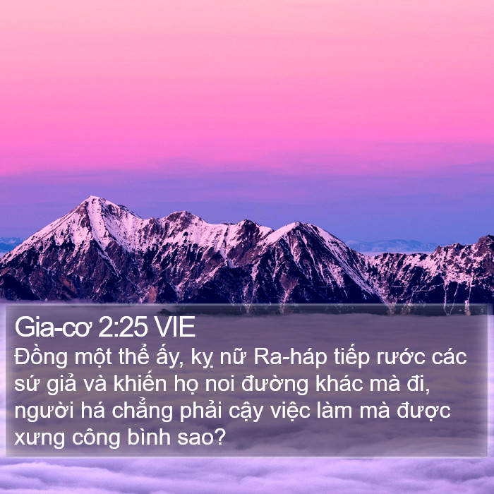 Gia-cơ 2:25 VIE Bible Study