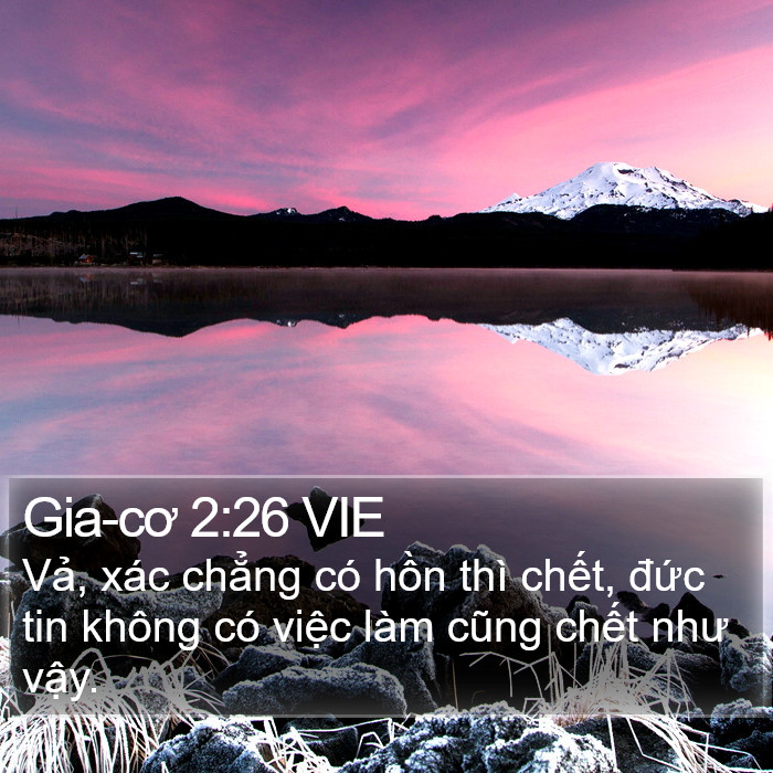 Gia-cơ 2:26 VIE Bible Study