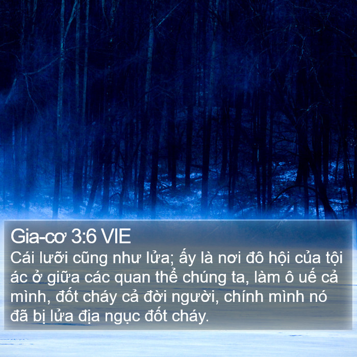 Gia-cơ 3:6 VIE Bible Study